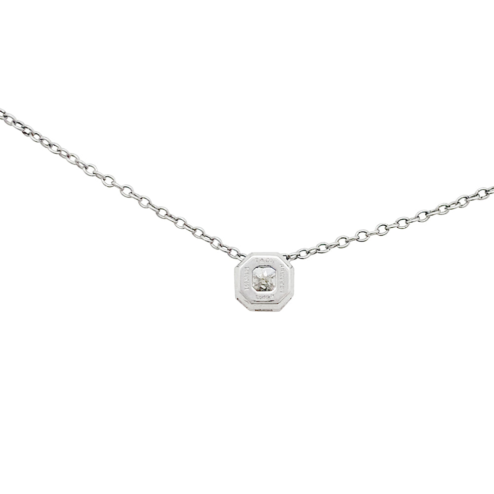 Collier Tiffany&Co. "Lucida" en platine, diamant.