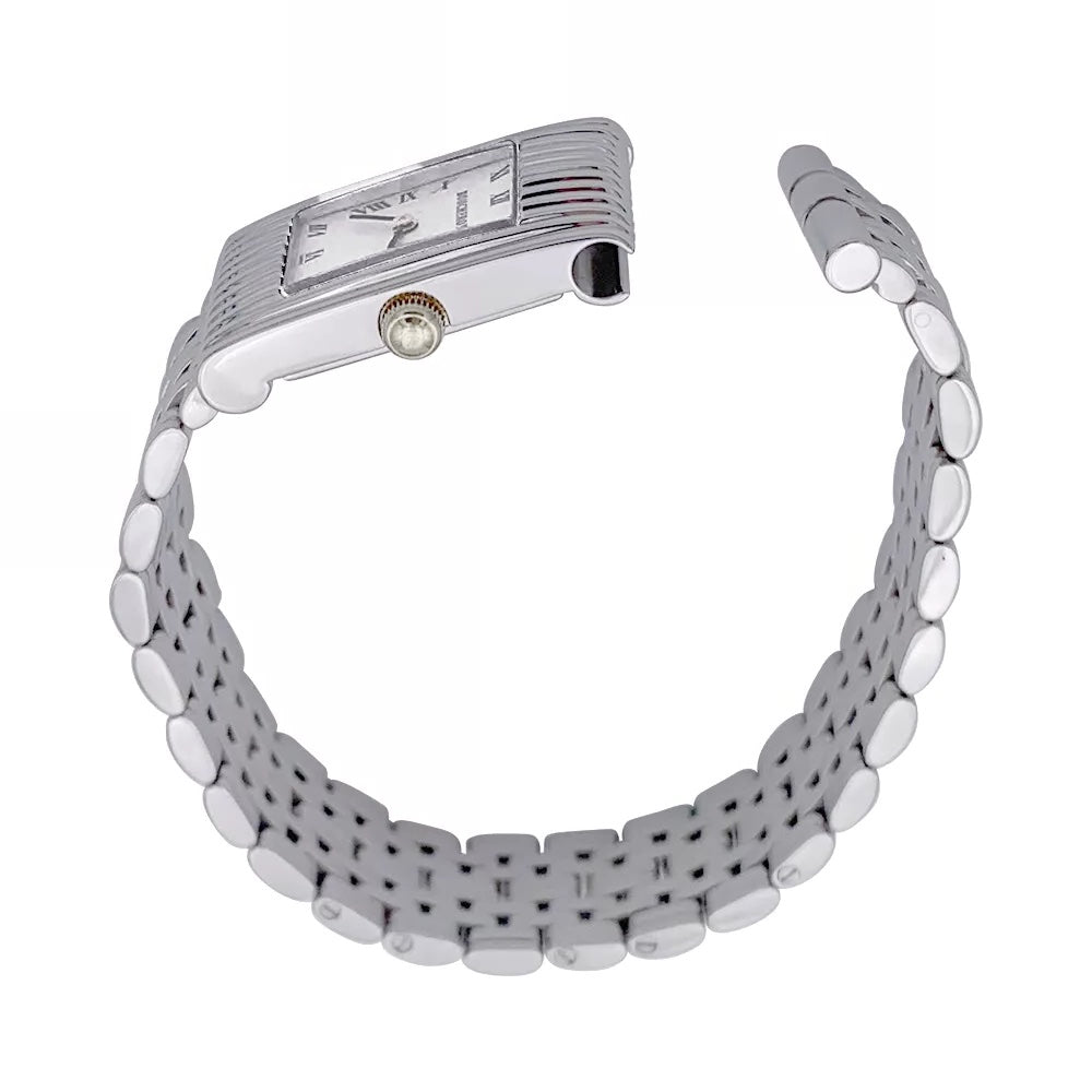 Boucheron watch, "Reflet", steel.