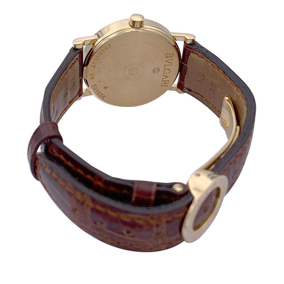 Bulgari watch, "BB", yellow gold.