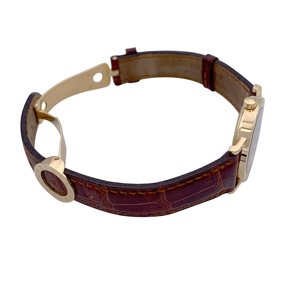 Bulgari watch, "BB", yellow gold.