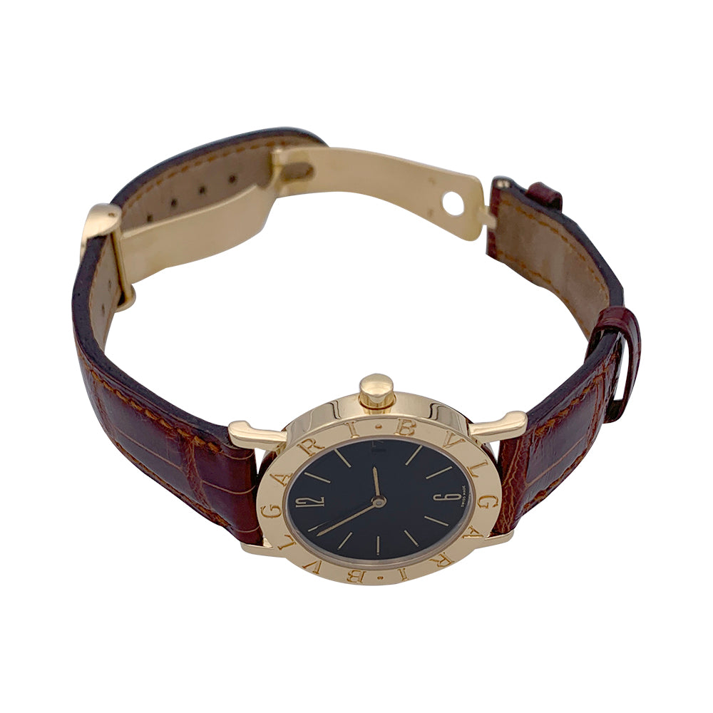 Bulgari watch, "BB", yellow gold.