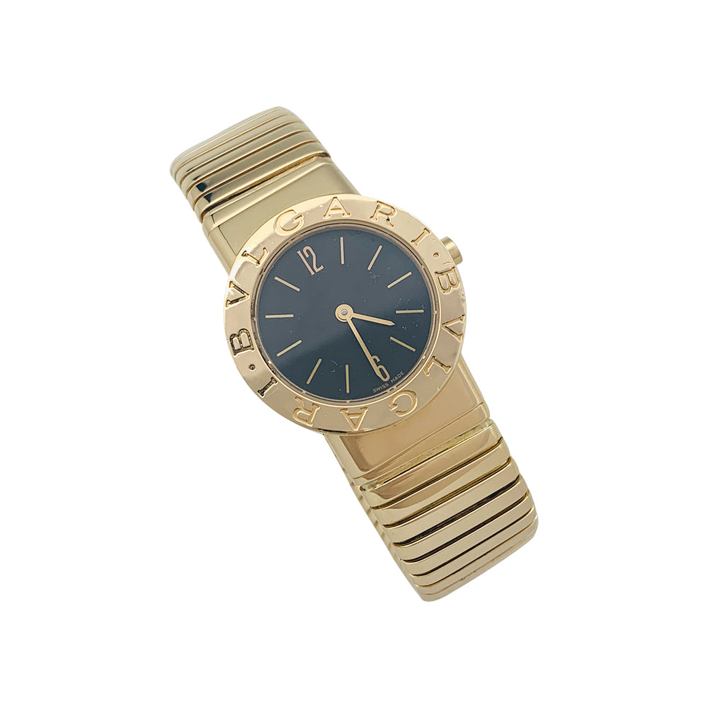 Montre Bulgari en or jaune modèle "BB 19" bracelet en or jaune.