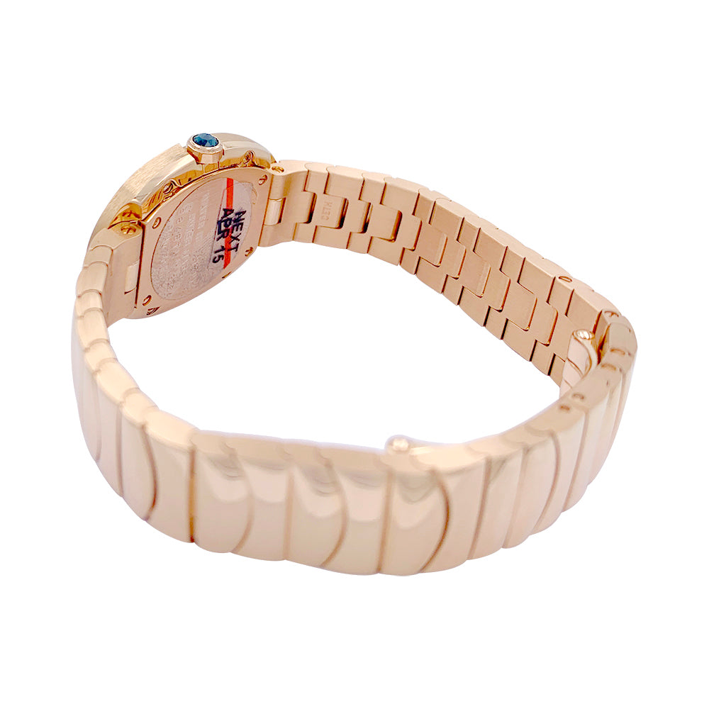 Cartier watch, "Baignoire", pink gold.
