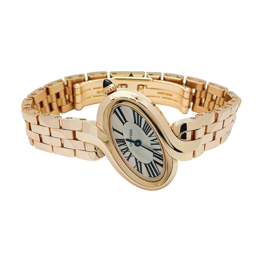 Cartier "Délice de Cartier" watch in pink gold.