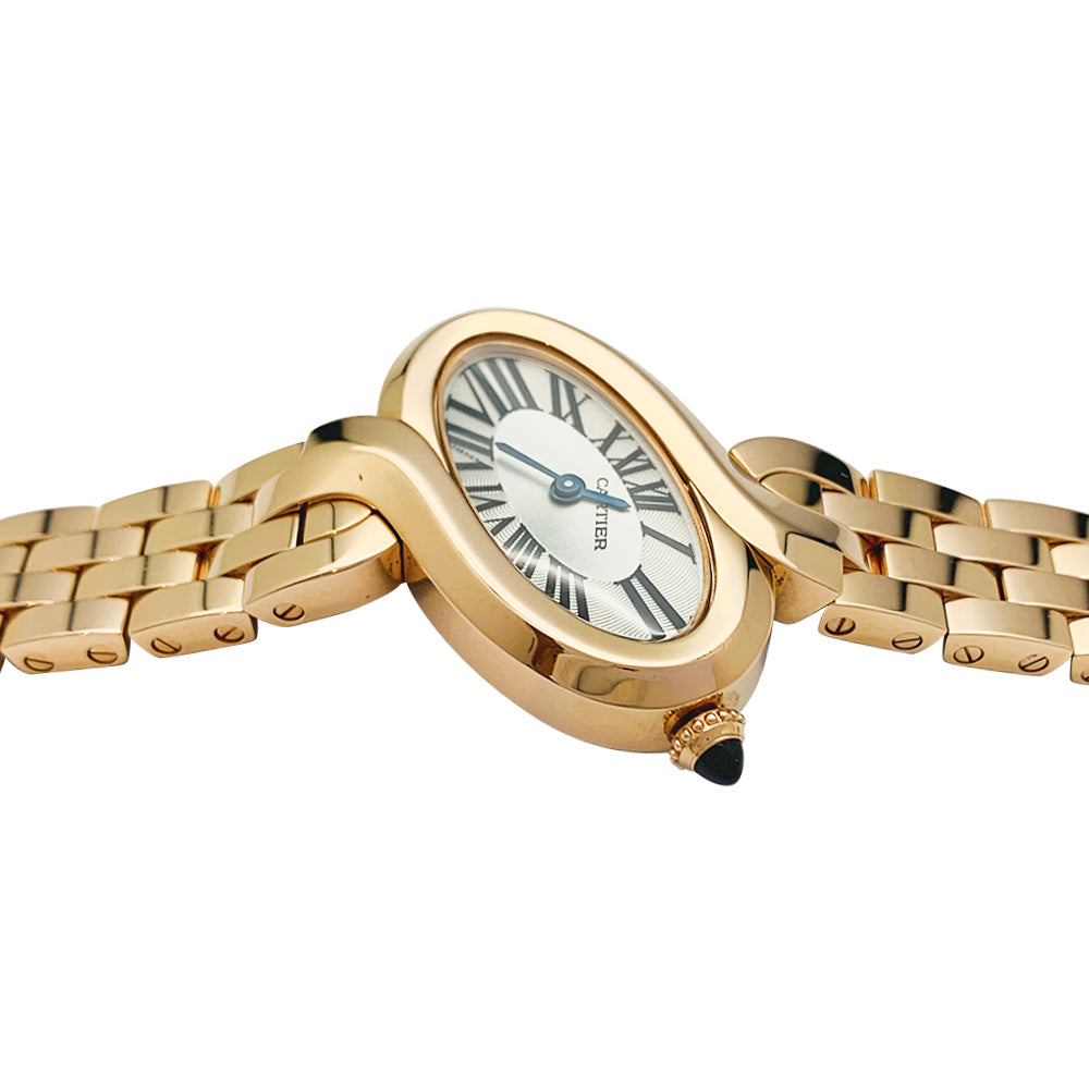 Cartier "Délice de Cartier" watch in pink gold.