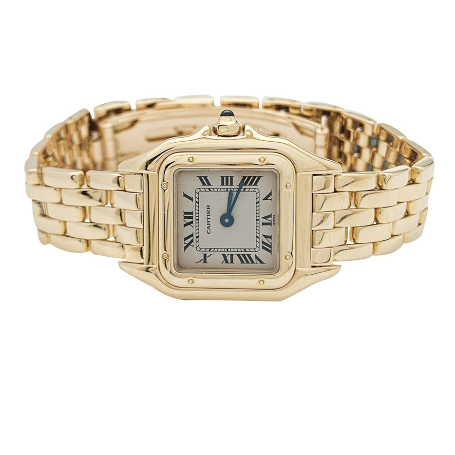 Cartier watch, "Panther", yellow gold.