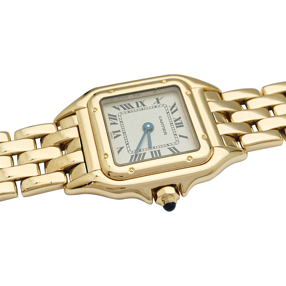 Cartier watch, "Panther", yellow gold.