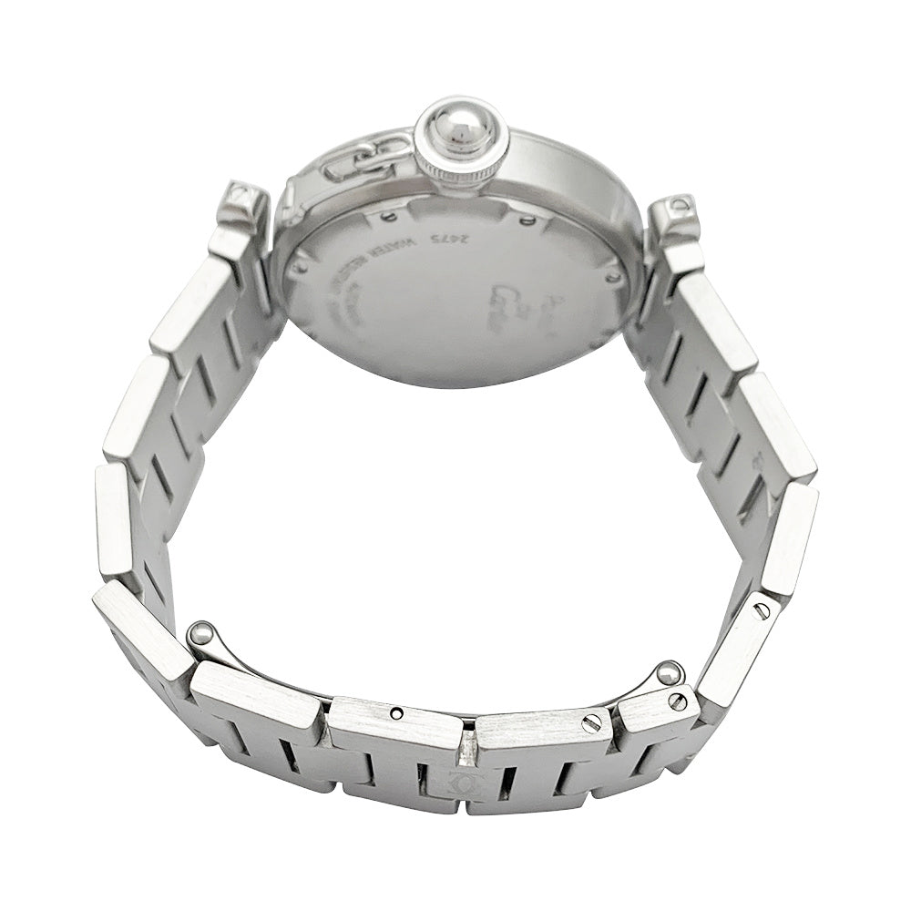 Cartier watch, "Pasha", in steel on steel.