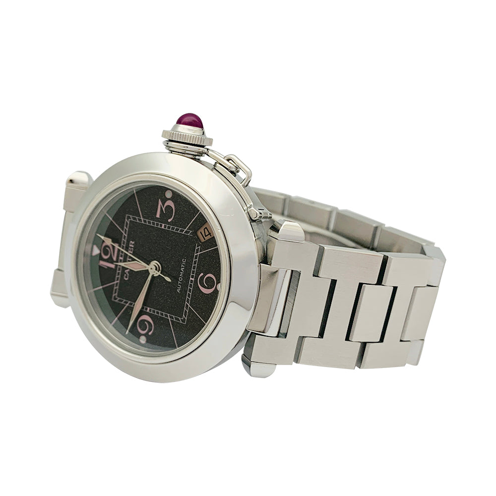Cartier watch, "Pasha" model, in steel.