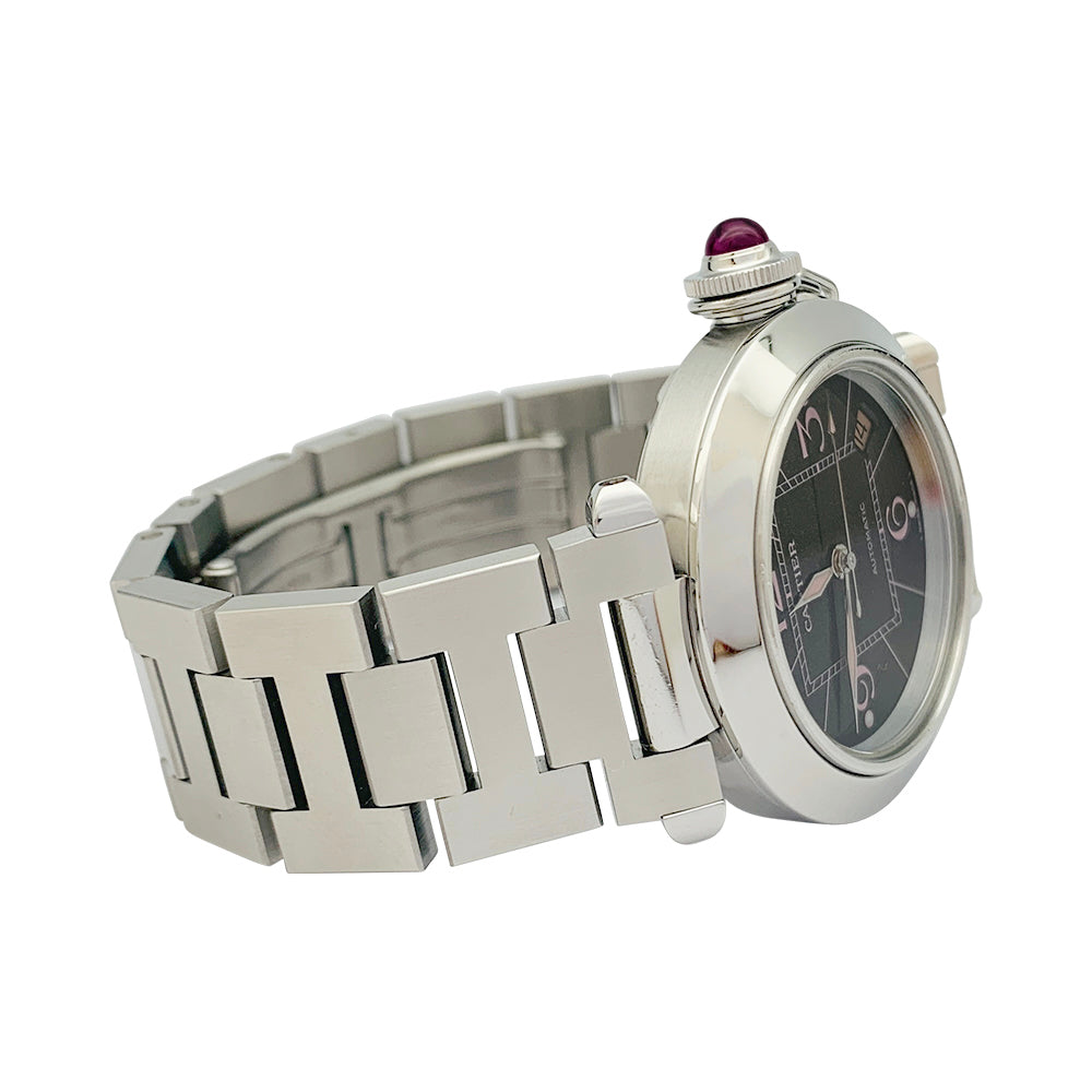 Cartier watch, "Pasha" model, in steel.