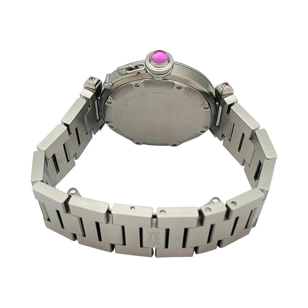 Cartier watch, "Pasha" model, in steel.