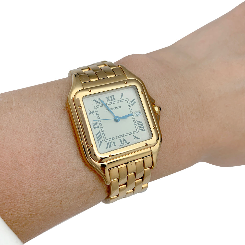 Cartier watch, "Panthère", yellow gold.