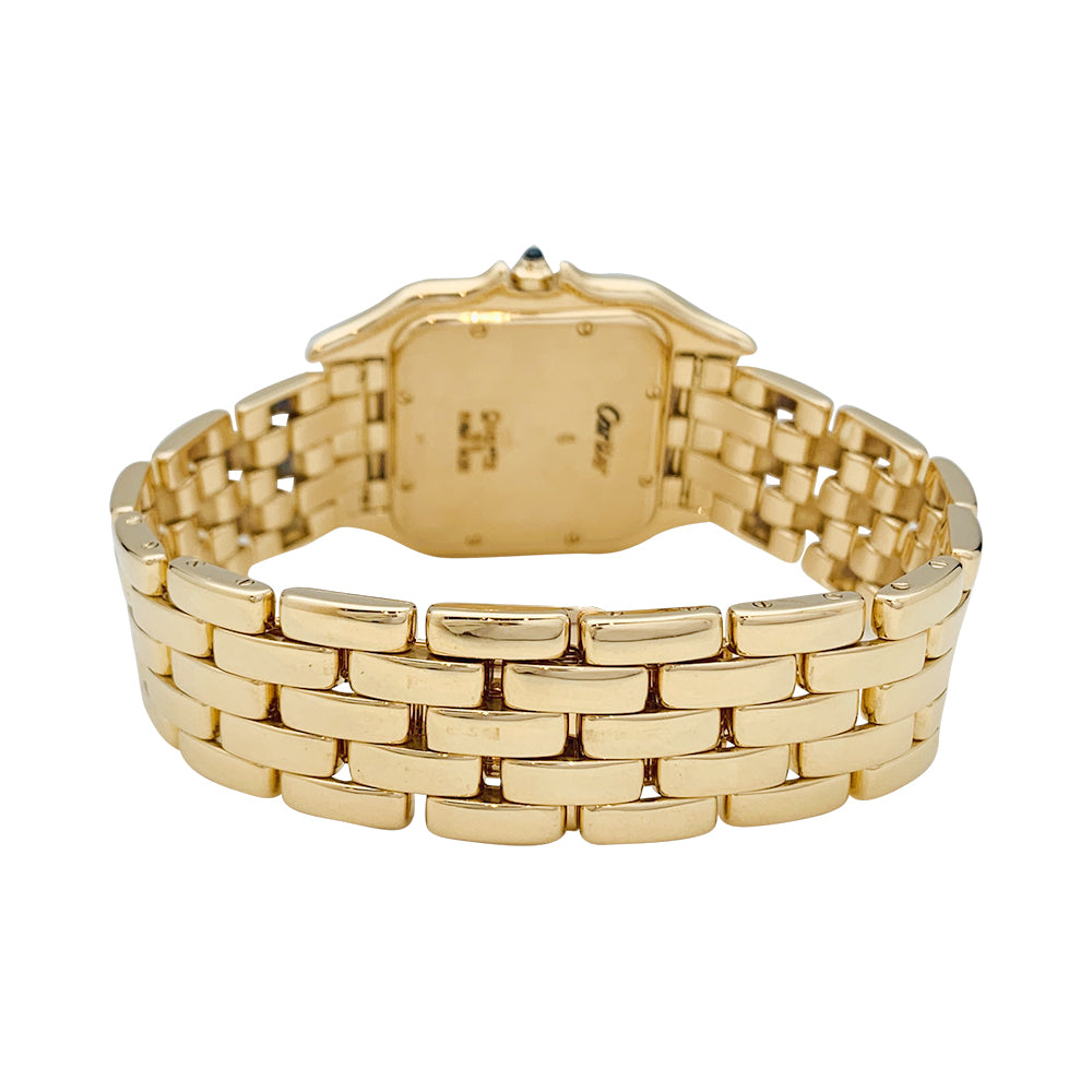 Cartier "Panthère" watch in yellow gold.