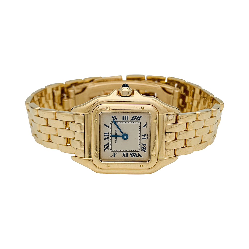 Cartier "Panther" yellow gold watch