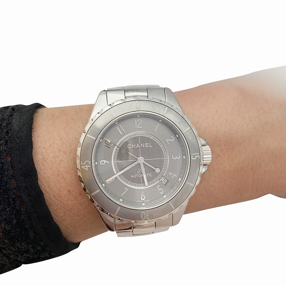 Chanel watch, “J12 Chromatic”.