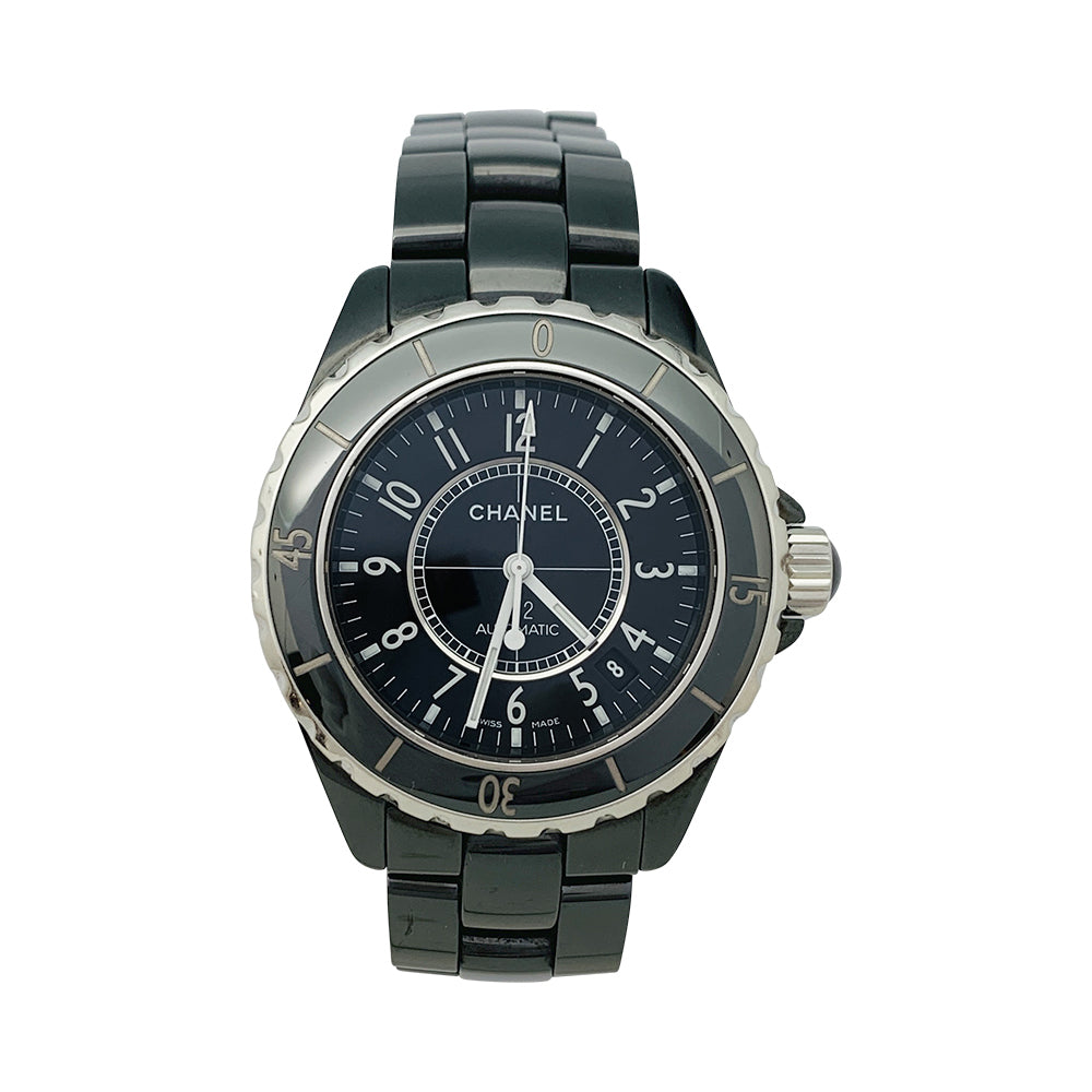 Montre Chanel, "J12", céramique noire.
