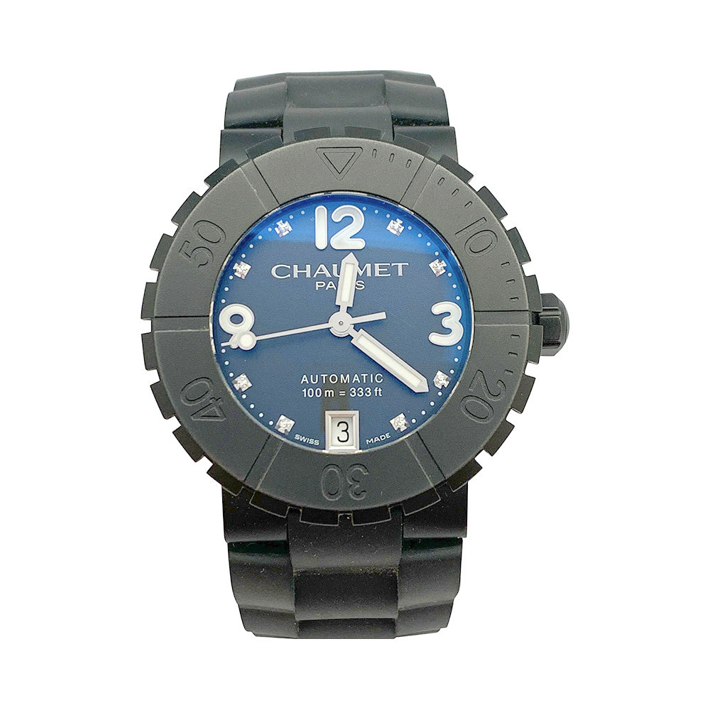 Montre Chaumet, "Class One", titane, caoutchouc.