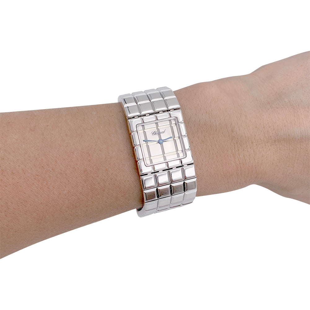 Chopard watch, "Ice Cube", steel.