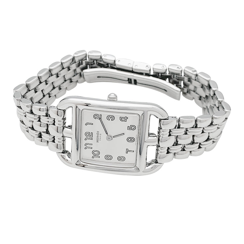 Hermès "Cape Cod" steel watch. Small model.