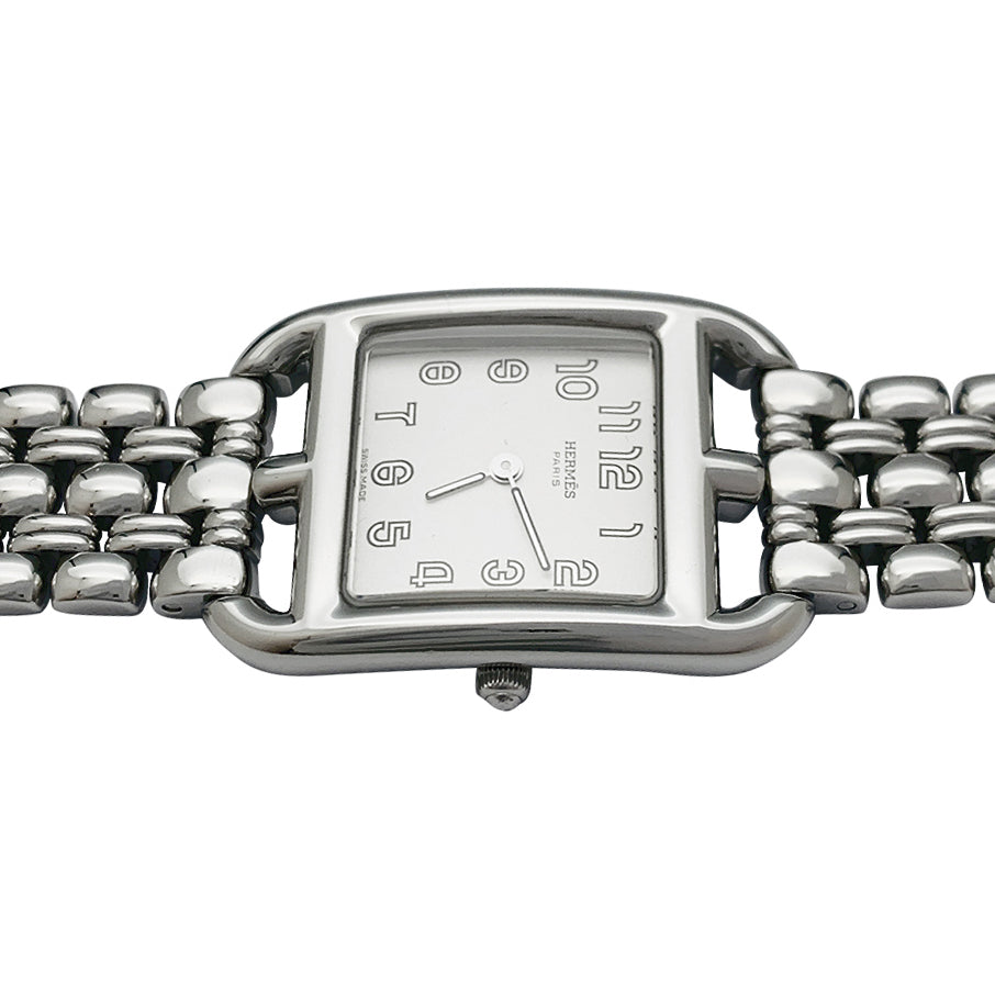 Hermès "Cape Cod" steel watch. Small model.