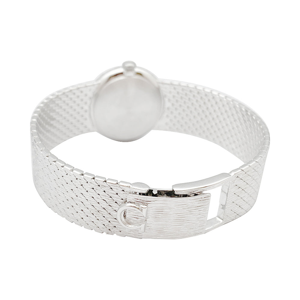 Omega watch in white gold and diamonds.