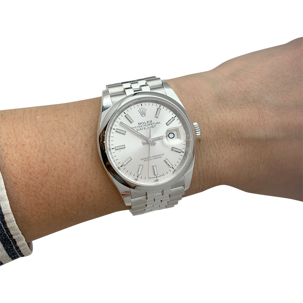 Rolex watch, "Datejust 36", steel.