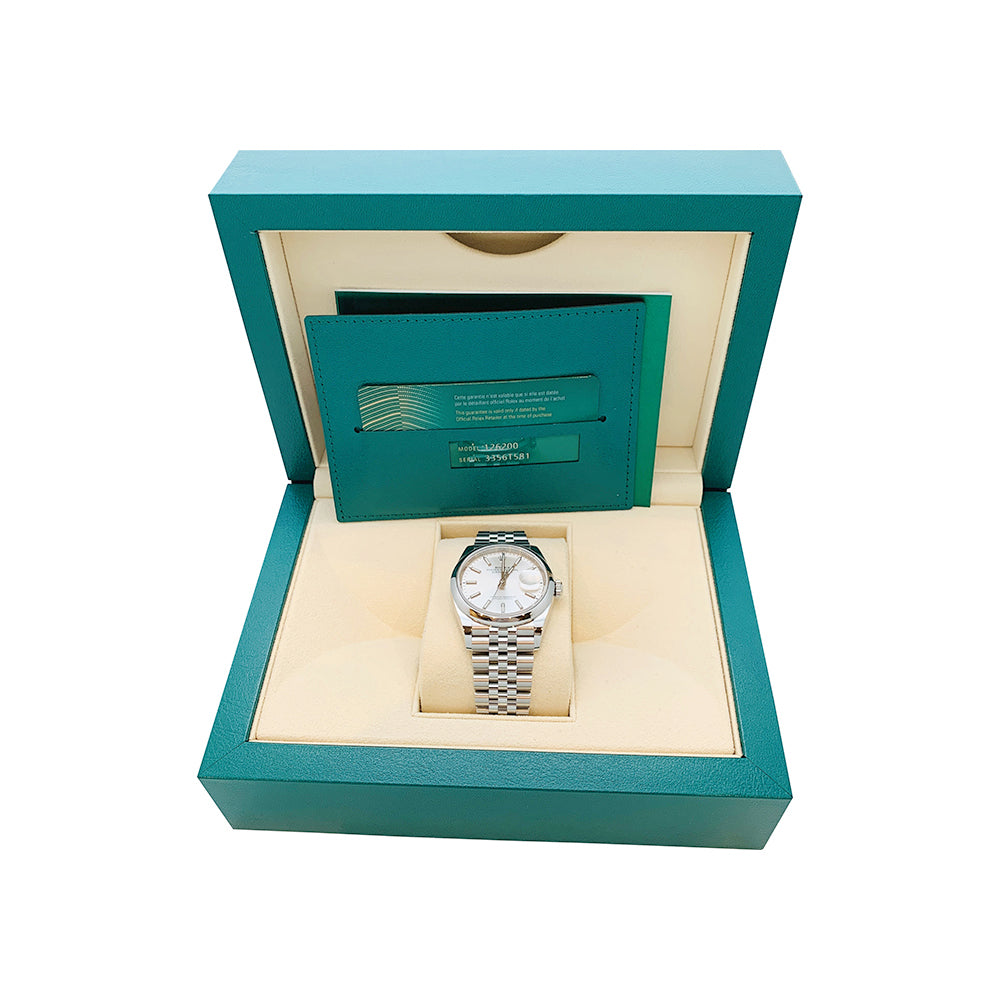 Rolex watch, "Datejust 36", steel.