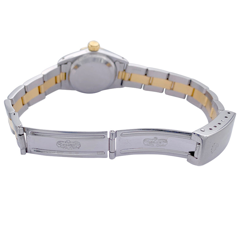 Montre Rolex,"Oyster Perpetual", acier et or jaune.
