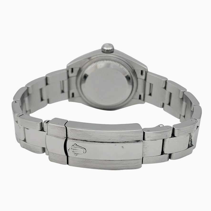 Montre Rolex "Oyster Perpetual Datejust" en acier.