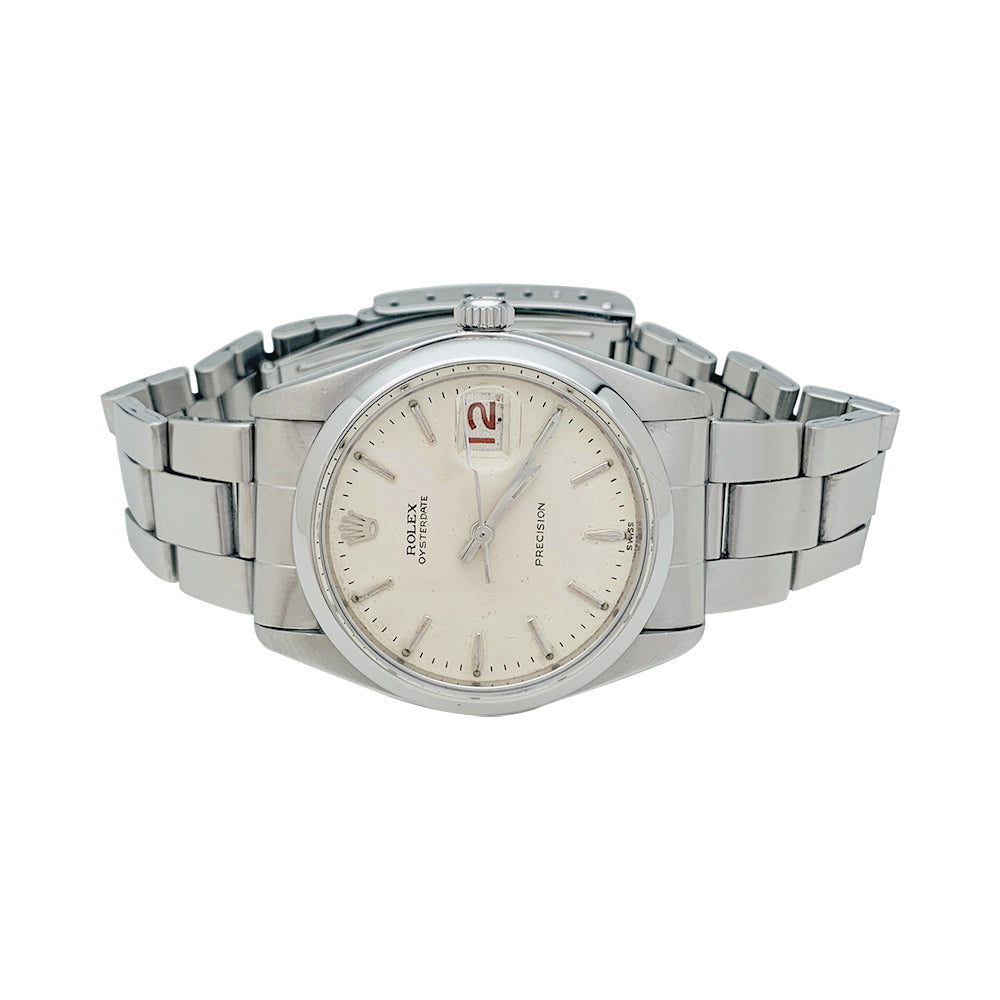 Rolex "Oyster Date" watch in steel.