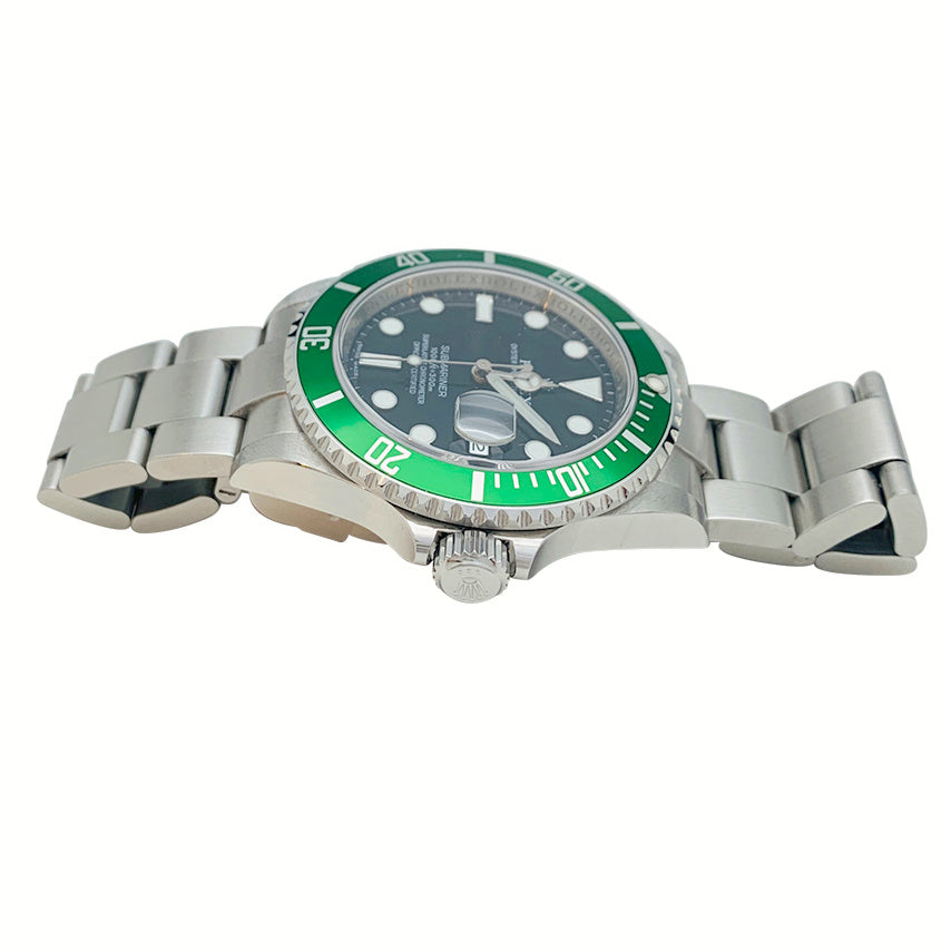 Rolex "Submariner" watch in steel.