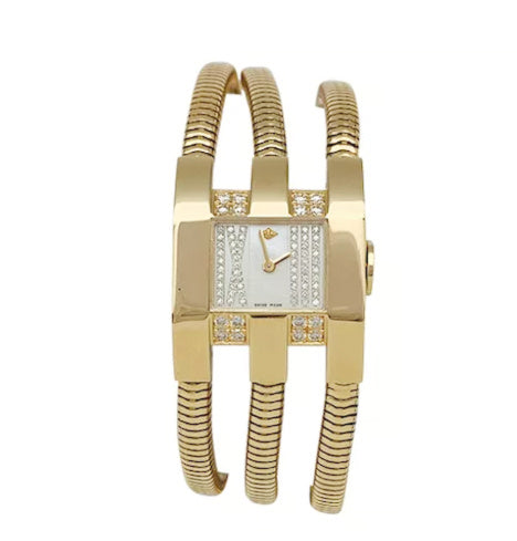 Montre Van Cleef et Arpels en or jaune et diamants