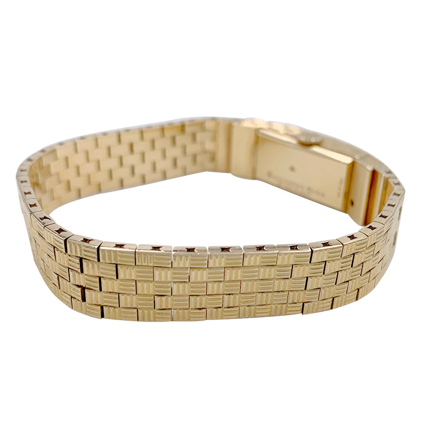 Vintage Boucheron yellow gold watch.