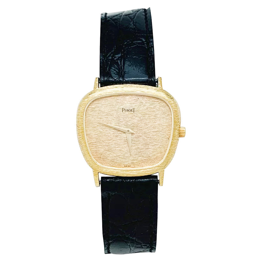 Montre vintage Piaget/Hermès, or jaune.