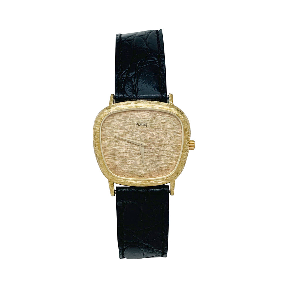 Montre vintage Piaget/Hermès, or jaune.