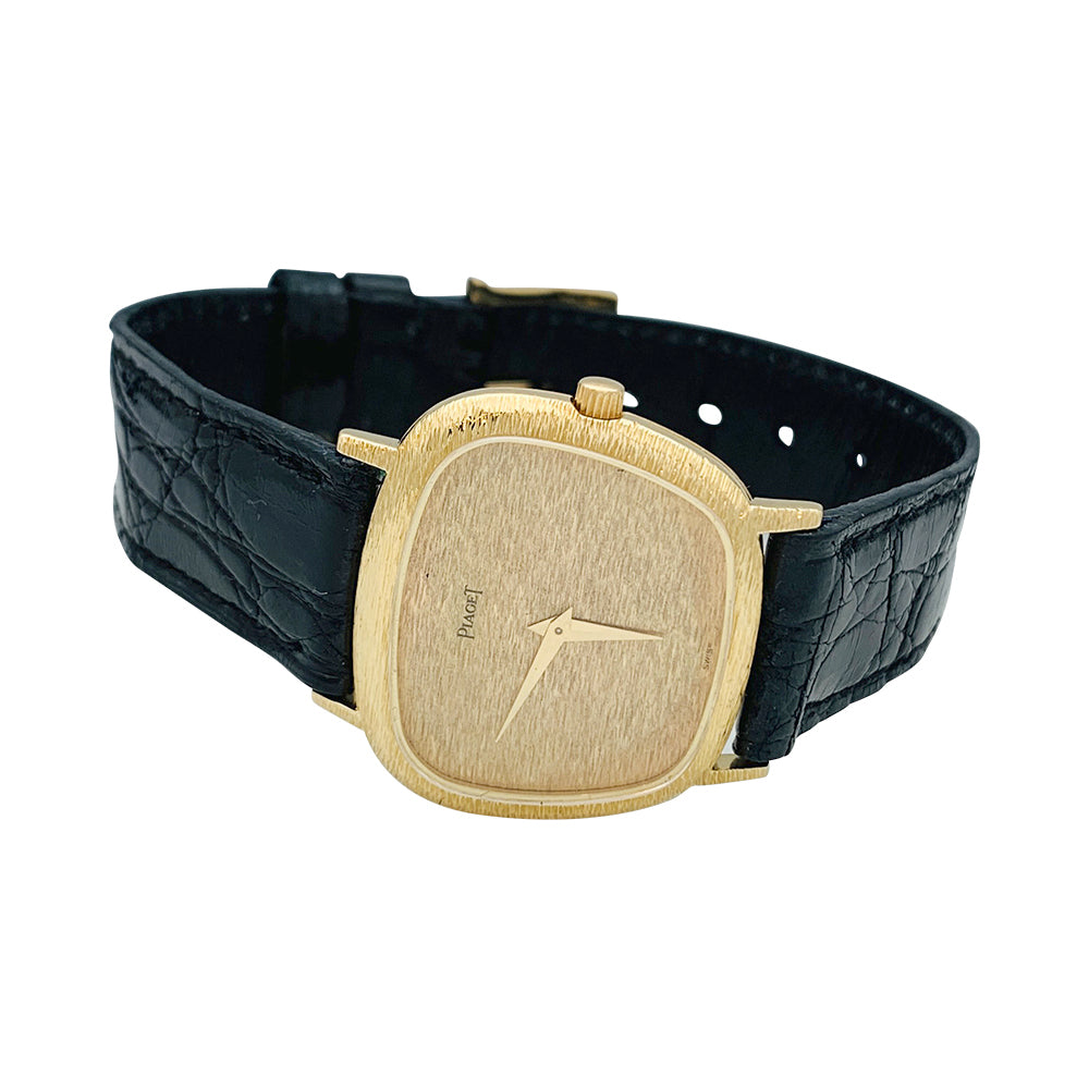 Vintage Piaget/Hermès watch, yellow gold.
