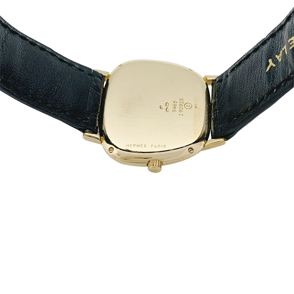 Vintage Piaget/Hermès watch, yellow gold.