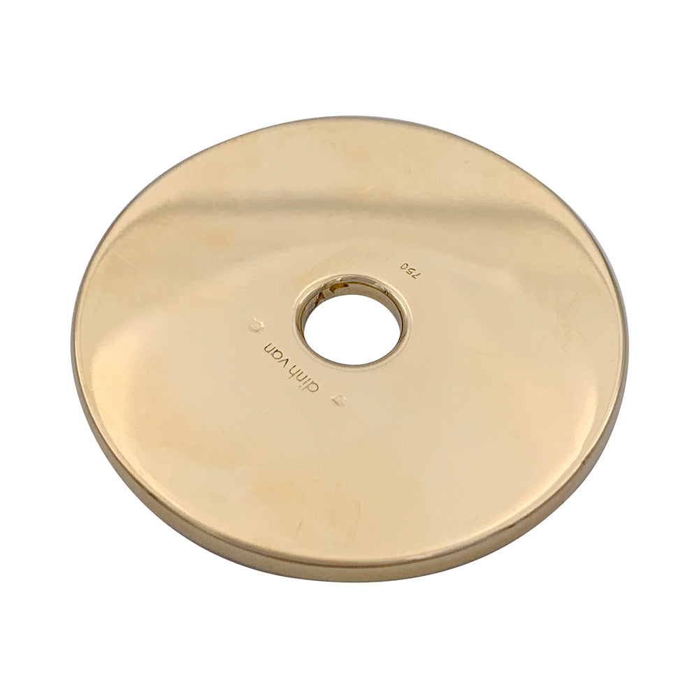 Dinh Van pendant, "Chinese Pi", yellow gold, onyx.