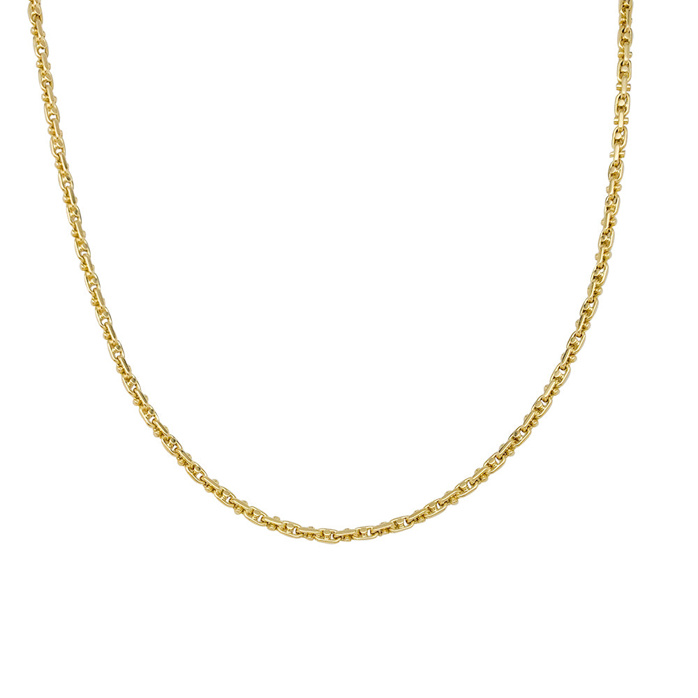 Chaumet yellow gold necklace.