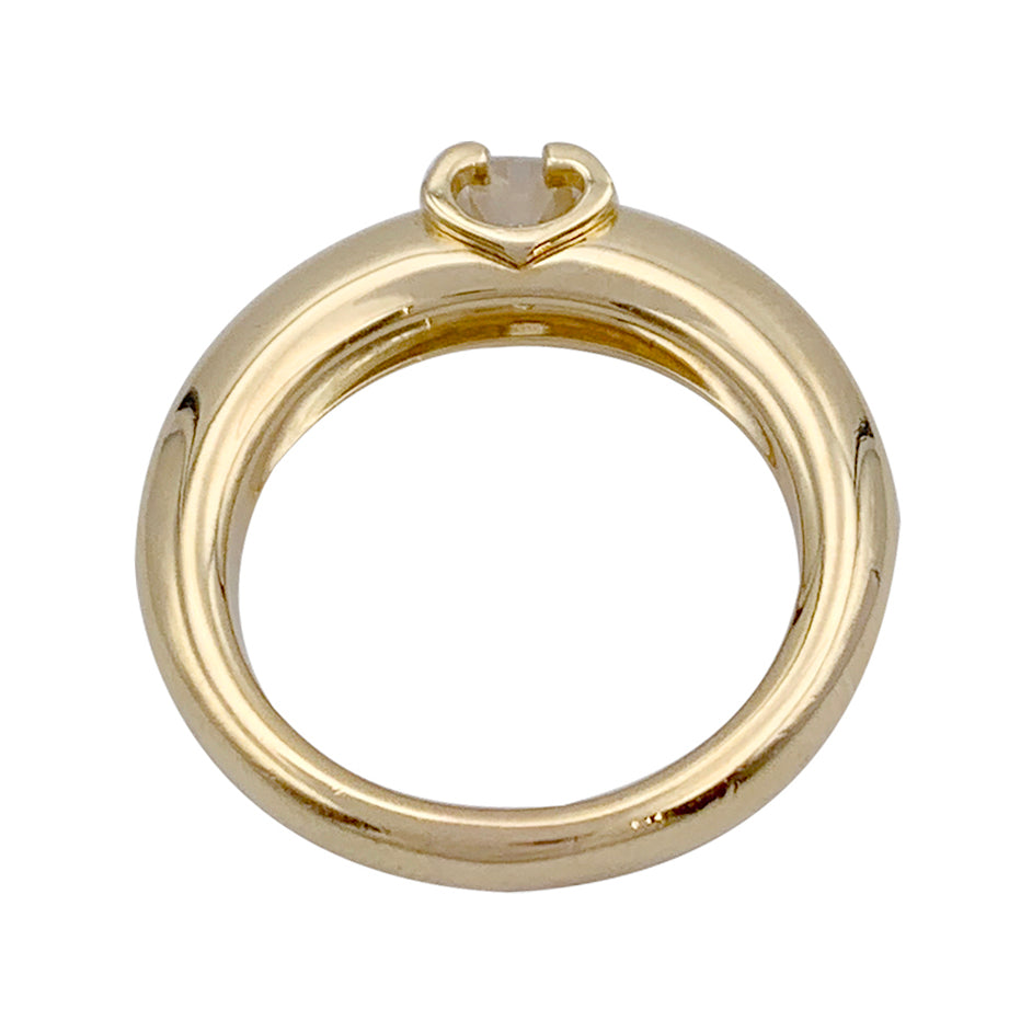 Cartier solitaire, "Louis Cartier", yellow gold, diamond.