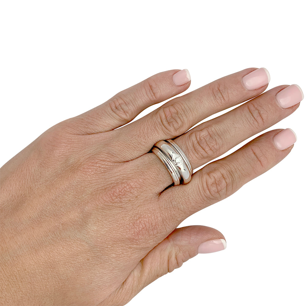Bague Piaget "Possession" en or blanc, diamant.