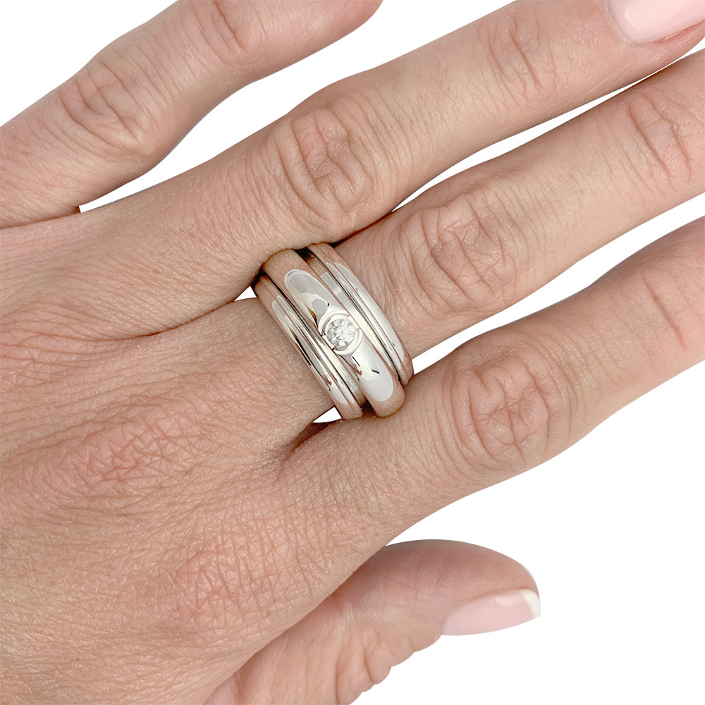 Piaget "Possession" ring in white gold, diamond.