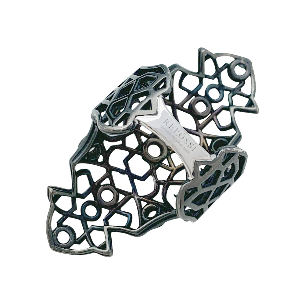 Repossi "Maure" ring in blackened gold and diamonds.