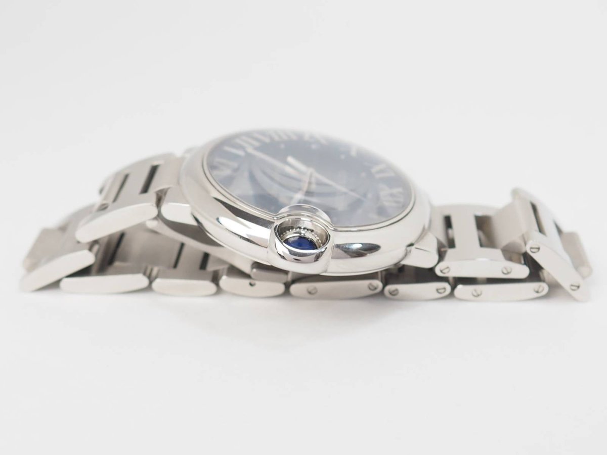 Montre Cartier Ballon bleu Réf 4345 Full Set Acier - Maison Eloe