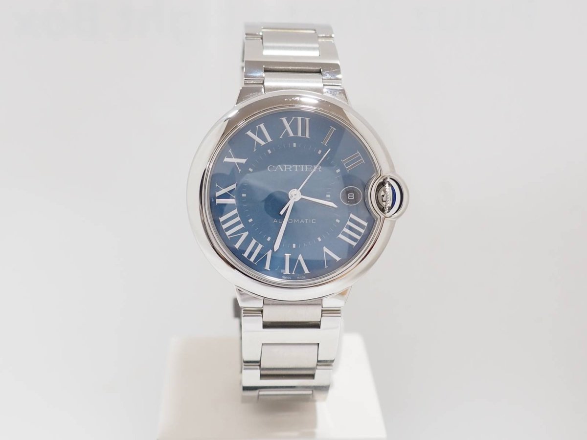 Montre Cartier Ballon bleu Réf 4345 Full Set Acier - Maison Eloe