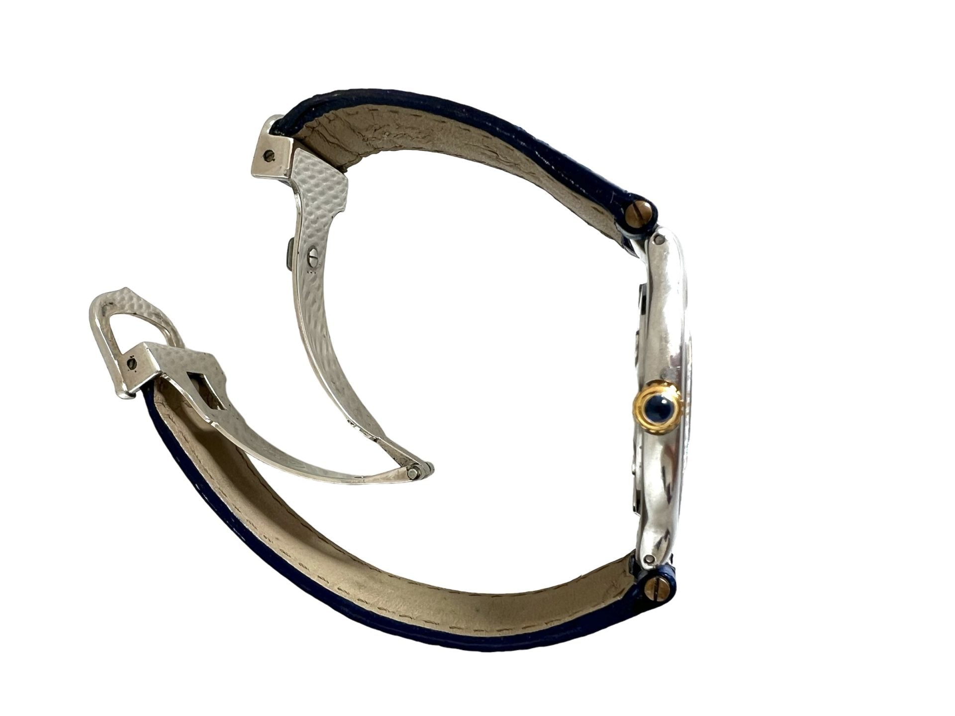Cartier Must 21 watch in steel on leather