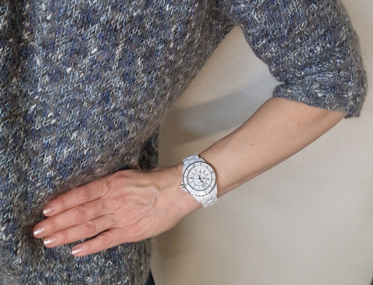 Chanel Montre J12 Céramique Blanche Automatique