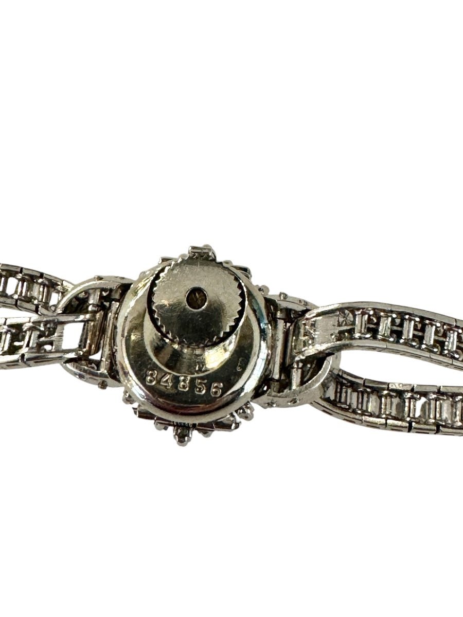 Zenith Montre Vintage Diamants Or - Maison Eloe