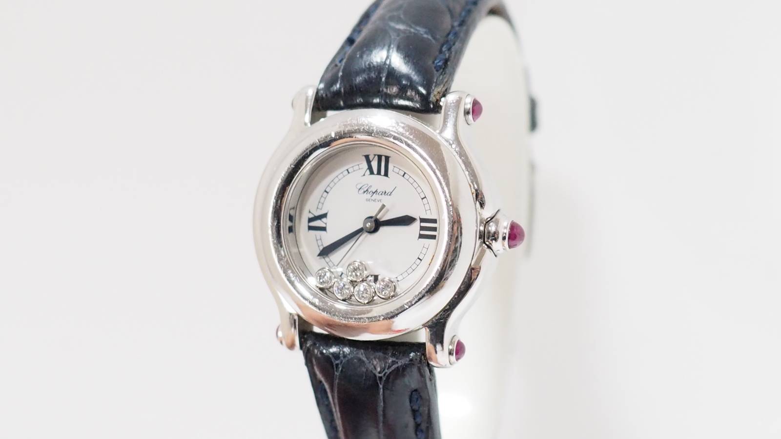 Chopard, Happy Sport Mini Watch with Moving Diamonds in Steel