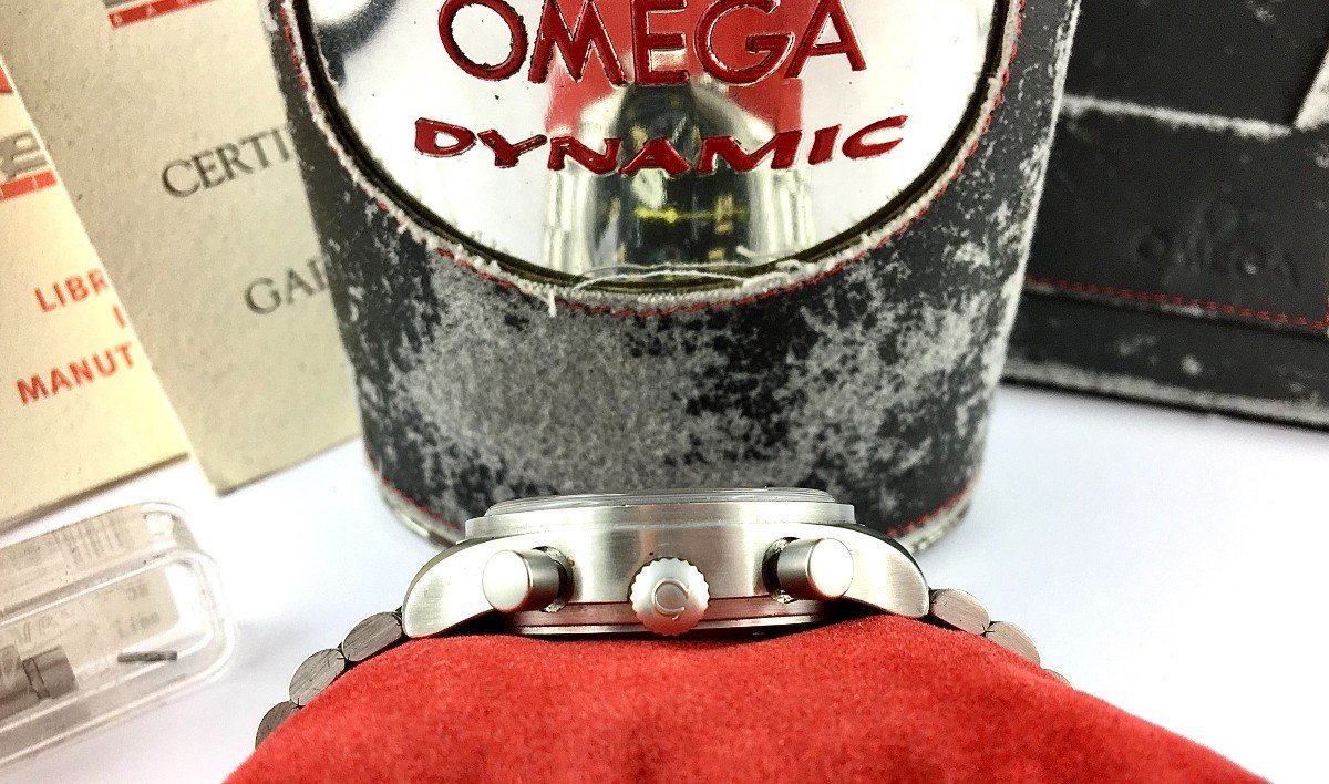 Montre Oméga Dynamic Chrono Aviateur Automatique Acier, Full Set - Maison Eloe